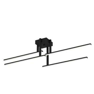 Afbeelding van EGLO Ipolitto Plafonnière LED Ø 99.5 cm Zwart