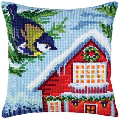Afbeelding van Voorbedrukt kruissteekkussen Before Christmas Collection d&#039;Art 5352