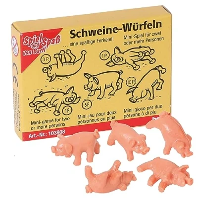Afbeelding van Bartl 103808 Mini varkensdobbelspel
