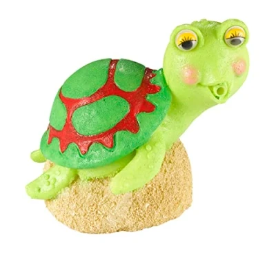 Afbeelding van Aqua Della Aquariumdecoratie Vissen Schildpad Action Air 8,5x7,5x8cm Meerkleurig 1st
