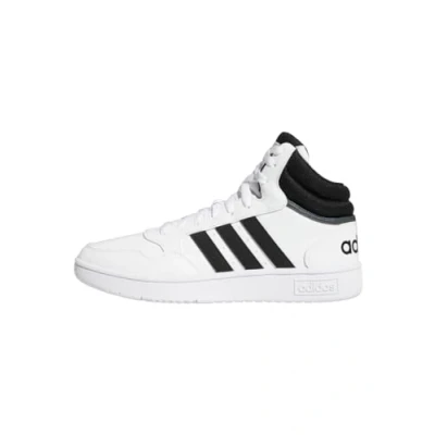 Image de adidas Hoops 3.0 Mid Homme Baskets, core black/core black/ftwr white, 41 1/3 EU