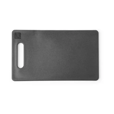 Afbeelding van Hendi Snijplank met handgreep zwart 250x150mm HDPE dubbelzijdig gebruik