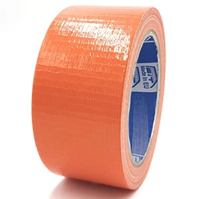 Image de ACIT Ruban toile américain 50 mm x 25 mètres imperméable réparation et bricolage isolant également utile pour les piscines moustiquaires tuyaux en caoutchouc plastique (Orange)