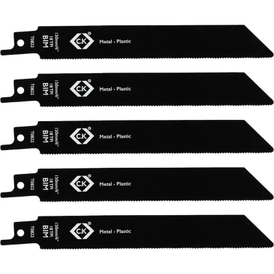 Afbeelding van C.K T0822 Zaagzaagbladen 18 tpi, verpakking van 5 stuks Zaagbladlengte 150 mm stuk(s)