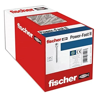 Afbeelding van Fischer Power Fast II 670014 Spaanplaatschroeven 3 mm 35 Binnen T, Interne vertanding, TX, Torx, T profiel Staal Galvanisch verzinkt 1000 stuk(s)