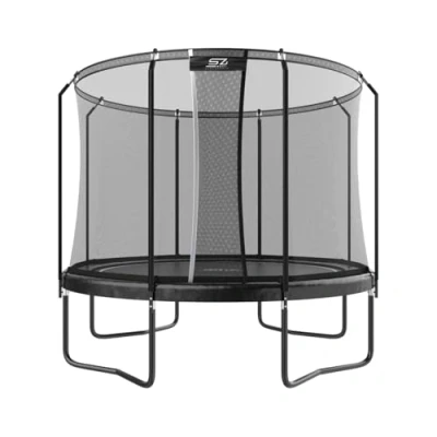 Afbeelding van Senz Sports Trampoline met Veiligheidsnet Premium Plus 305 cm Rond Elastieken J7000 serie