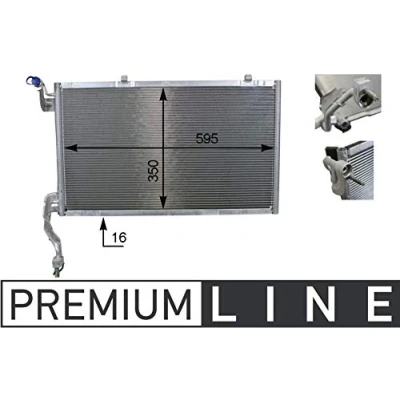 Afbeelding van Mahle Original Airco condensor AC 10 000P