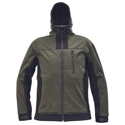 Afbeelding van Cerva Werkjas Huyer Softshell Olijfgroen Werkkleding 3xl