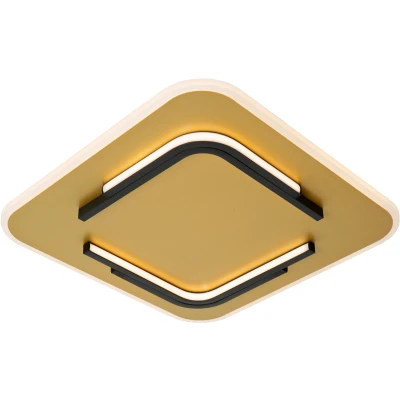 Afbeelding van Lucide ANDREAS Plafonnière LED 1x30W 2700K Mat Goud / Messing