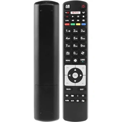 Image de Leyf Telefunken Télécommande de rechange, compatible avec RC5118, Netflix YouTube