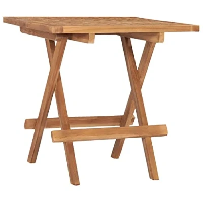 Afbeelding van Tuintafel Inklapbaar 50X50X50 Cm Massief Teakhout