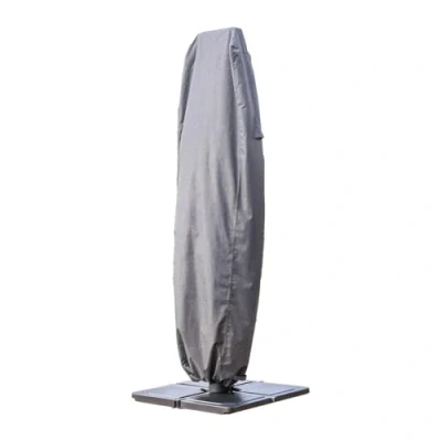 Afbeelding van Hesperide Parasol Beschermhoes Hambo grijs polyester waterafstotend 30 x 60 210 cm
