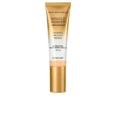 Afbeelding van Max Factor Miracle Second Skin Foundation 02 Fair Light Haibu by Kapperskorting.com