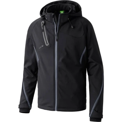 Afbeelding van Erima Functioneel softshell jack zwart/antraciet 128 / 164