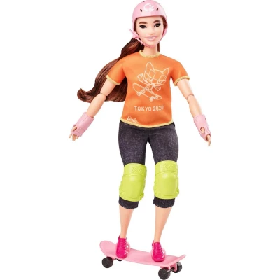 Afbeelding van Barbie Skateboarder pop