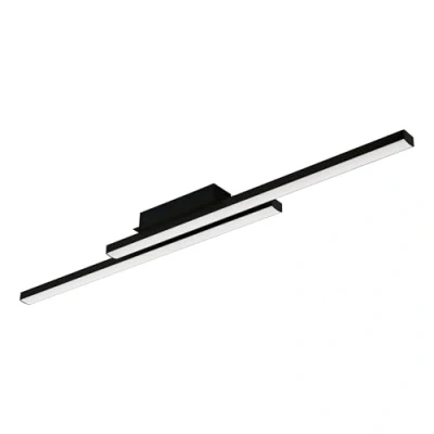 Afbeelding van EGLO connect.z Fraioli Z Smart Plafondlamp 105,5 cm Zwart/Wit Instelbaar RGB &amp; wit licht Dimbaar Zigbee