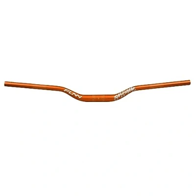 Afbeelding van Funn Upturn mountainbike kleerhanger met 31,8 mm slangklem en 785 breed, legering verhogingsbeugel voor BMX, 40 verhoging, oranje,
