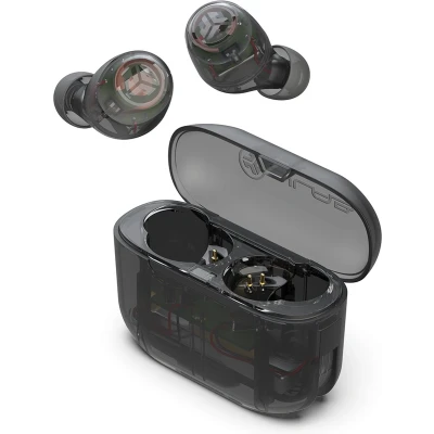 Afbeelding van JLab Go Air POP oortjes draadloos 32 uur Speeltijd EQ Geluidsinstellingen Bluetooth oordopjes Oplaadcase met ingebouwde Oplaadkabel Doorzichtig