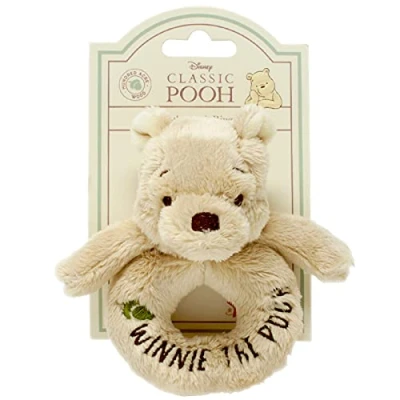Afbeelding van Disney Pluche Rammelaar Classic Winnie the Pooh 14 cm