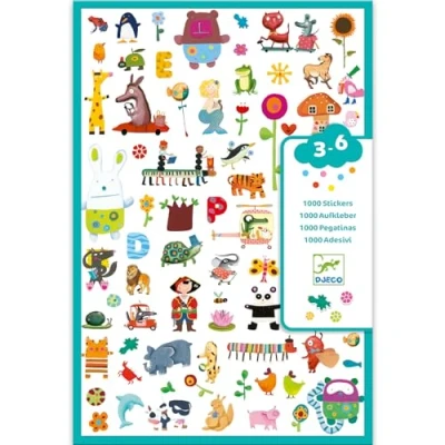 Afbeelding van Djeco DJ08950 Gemengde kleine zelfklevende cadeautjes