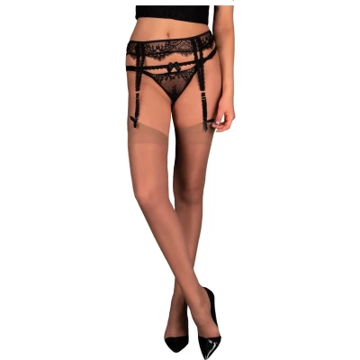 Afbeelding van Obsessive Sharlotte Korset &amp; String Zwart S/M