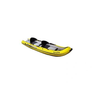 Afbeelding van SEVYLOR Kajak zit bovenop Explorer Reef 300 2 personen geel met tas