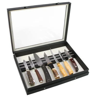 Afbeelding van Safe Safe, Black Edition, Pressentatie box geschikt voor Messen Zwart afm: 400x300x55 mm. per st.