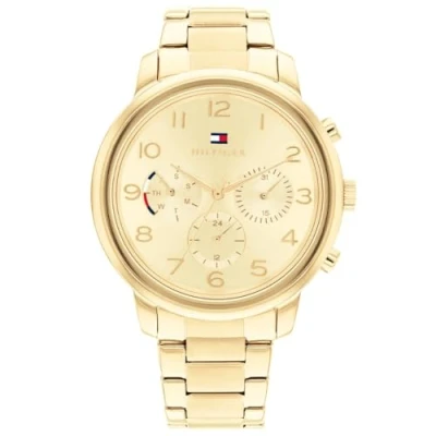 Afbeelding van Tommy Hilfiger Chronograaf goldcoloured, Dames, Maat: One Size, Gold coloured