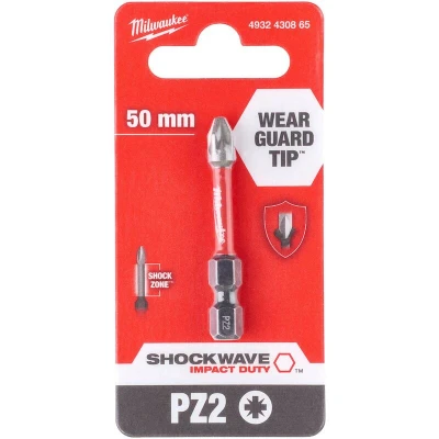 Afbeelding van Milwaukee Shockwave 50mm PZ2 Bits