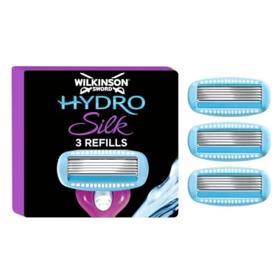 Image de Wilkinson Hydro Silk Lames de rasoir pour Femme Pack 3