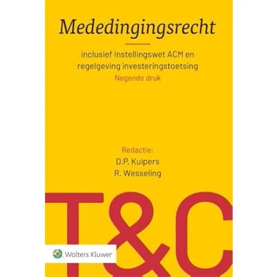Afbeelding van Tekst &amp; Commentaar Mededingingsrecht