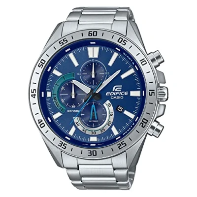 Afbeelding van Casio Edifice EFV 620D 2AVUEF Herenhorloge 51 mm Zilverkleurig