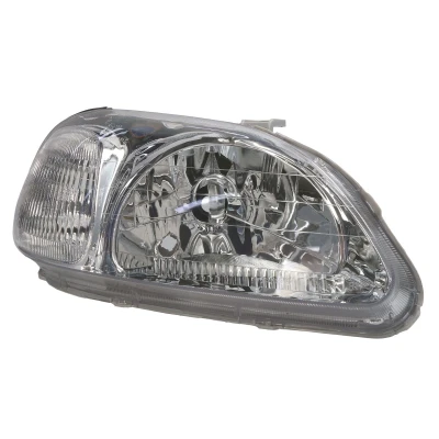 Afbeelding van TYC 20 3183 11 2 Koplampen rechts H4 voor rechtsrijdend verkeer Zonder elektro motor, lamphouder HONDA: CIVIC 6 Hatchback