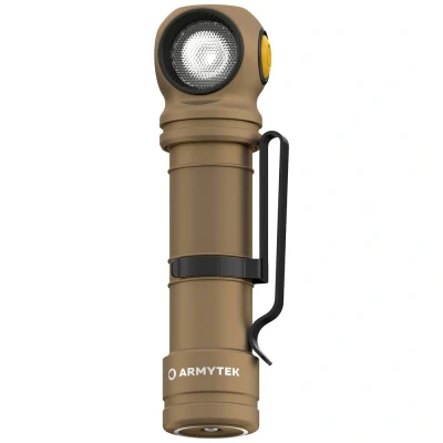 Afbeelding van ArmyTek Wizard C2 Pro Max Sand White Zaklamp werkt op een accu LED Met riemclip, holster 4000 lm 149 g