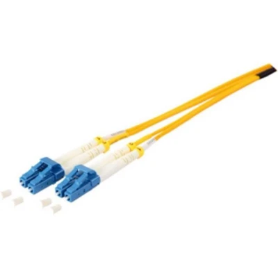 Afbeelding van S Impuls LC Duplex Optical Fiber Patch kabel Single Mode OS1/OS2 geel 5 meter