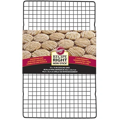 Afbeelding van Wilton 03 3136 Koelrooster, recht recept, anti aanbaklaag, 40,6 cm x 25,4 cm, staal