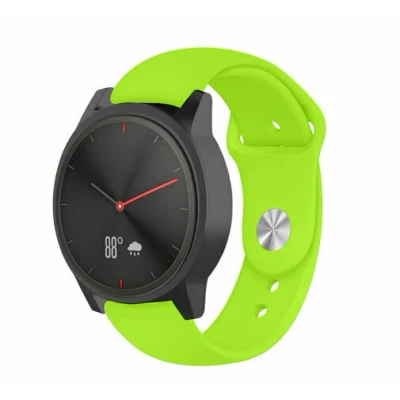 Afbeelding van Garmin Venu 3s / Vivoactive 4s 2s Vivomove Forerunner 255s Sportbandje Maat: Small Lichtgroen