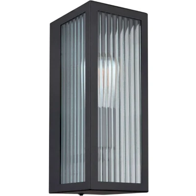 Afbeelding van Globo wandlamp Gundula zwart metaal 31980
