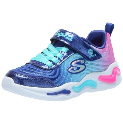 Afbeelding van Skechers Sneakers laag voor kinderen, Maat: 27, Navy multi Textiel/ synthetisch