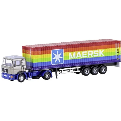 Afbeelding van Minis by Lemke LC4066 N Vrachtwagen MAN F90 containeroplegger MAERSK