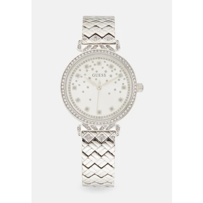 Afbeelding van Guess Enchantment Horloge silvercoloured, Dames, Maat: One Size, Silver coloured