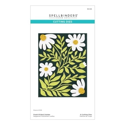 Afbeelding van Spellbinders Fresh Picked Daisies Etched Dies (S6 224)