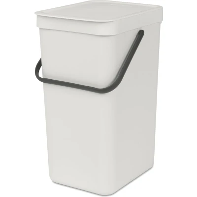 Afbeelding van Brabantia Sort &amp; Go Afvalemmer / Opberger 16 L Grijs