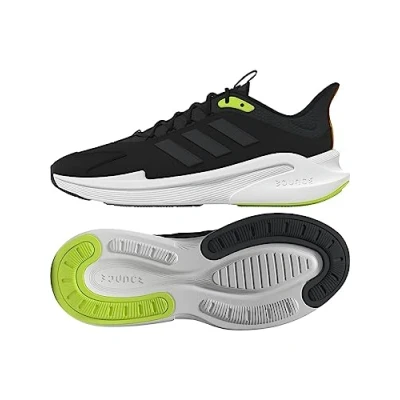 Afbeelding van adidas AlphaEdge + sneakers voor heren, Core Black Carbon Lucid Lemon