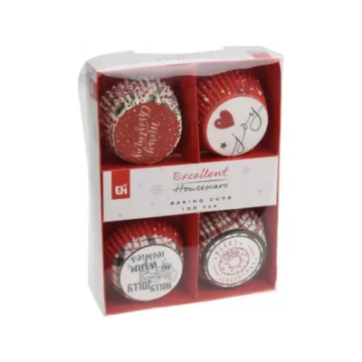 Afbeelding van Cupcakevrompjes 200 stuks kerst