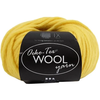 Afbeelding van Wolgarens, geel, L: 50 m, gr/ 1 bol