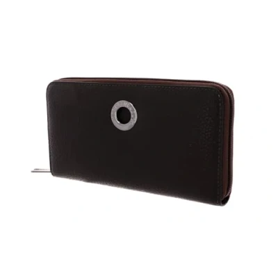 Afbeelding van MANDARINA DUCK Portemonnee Mellow Leather Zip Around Wallet Mole Bruine