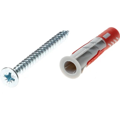 Afbeelding van Fischer duopower pluggen met schroef 8 mm, 50 stuks, 65 12,5 40 mm
