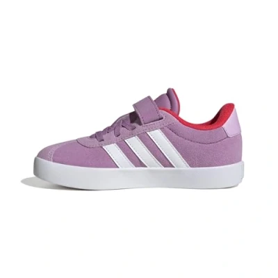 Afbeelding van adidas VL Court 3.0 Hook and Loop schoenen voor kinderen, uniseks, Preloved Purple/Ftwr Wit/Lucid Rood, 28 EU