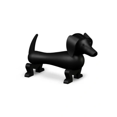 Afbeelding van Kay Bojesen Dog Small Ornament 11 Cm Zwart